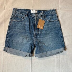 Reformation Classic Blue Jean Shorts
